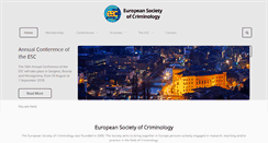 Desktop Screenshot of esc-eurocrim.org