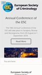Mobile Screenshot of esc-eurocrim.org